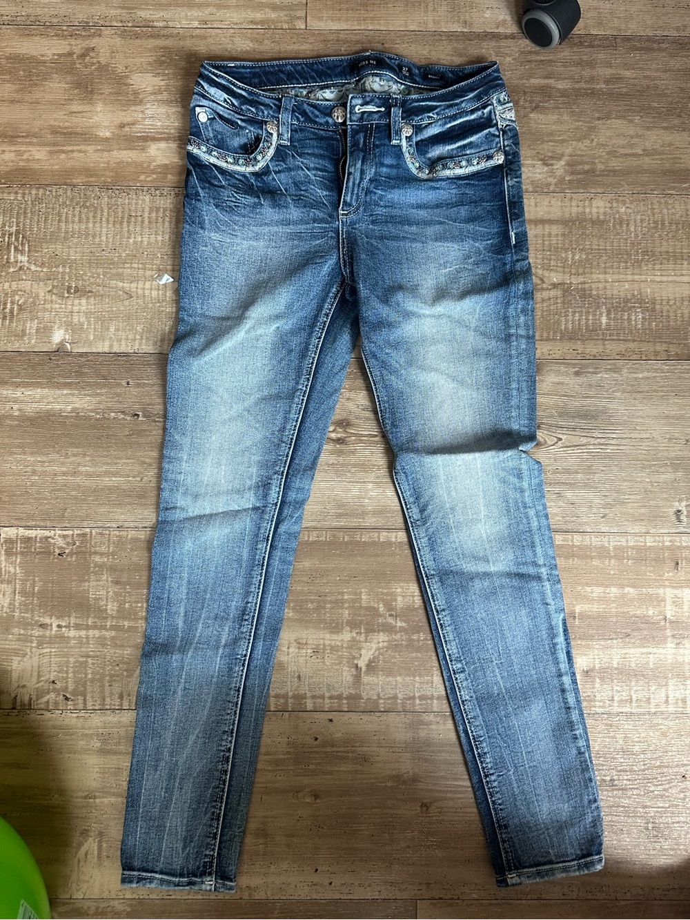 Miss Me Light Blue Distressed Skinny Jeans